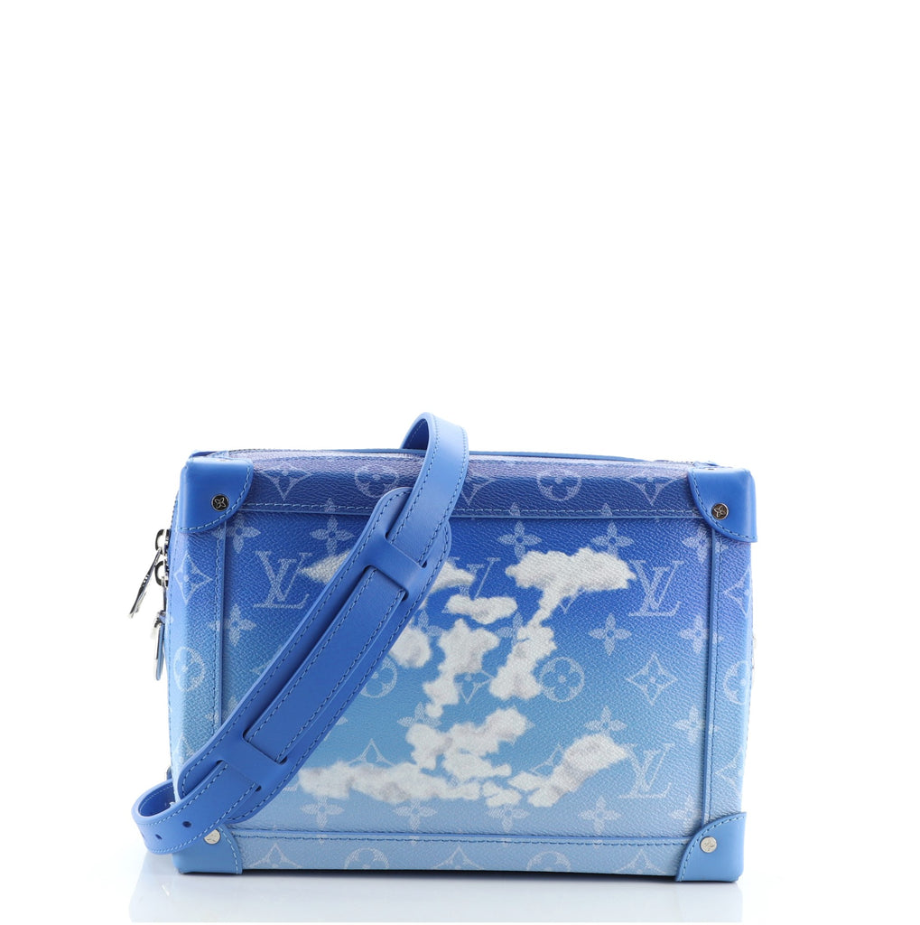 Louis Vuitton Virgil Abloh Blue Monogram Cloud Coated Canvas Soft Trunk  Necklace Wallet Silver Hardware 2020 Available For Immediate Sale At  Sothebys